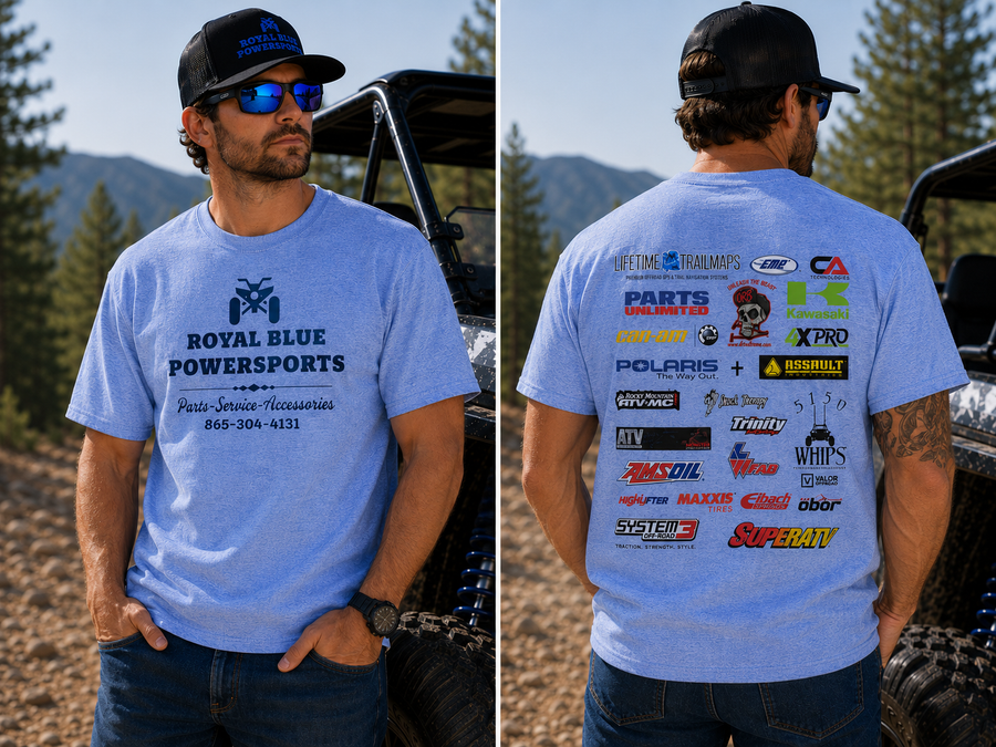 Royal Blue PowerSports Dealer Series T-Shirt