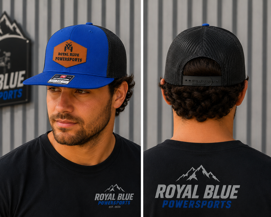 Royal Blue PowerSports Richardson 112 Trucker Hat – Royal Blue/Black