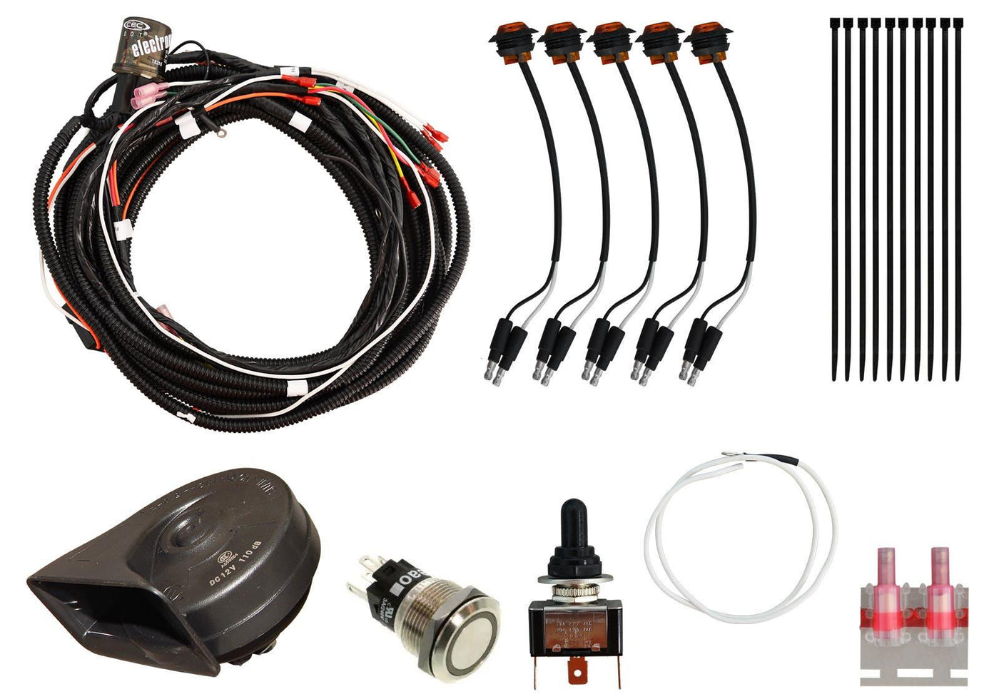 Can-Am Defender Plug &amp; Play Turn Signal Kit with Toggle Switch and Dash Horn