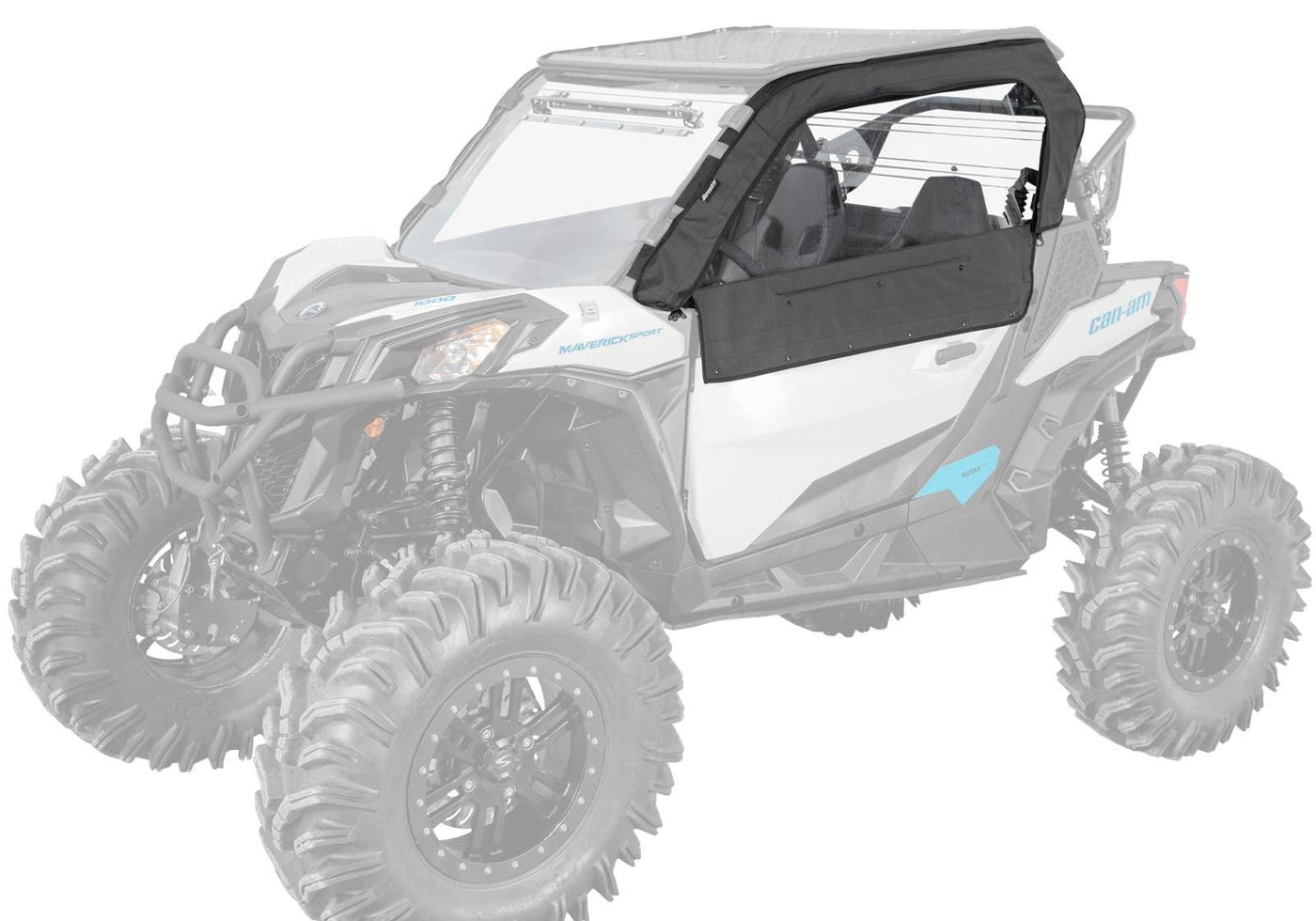Can-Am Maverick Trail Primal Soft Cab Enclosure Upper Doors - Doors &amp; Rear Windshield