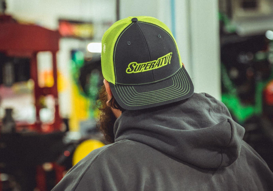 Green and Gray SuperATV Trucker Hat