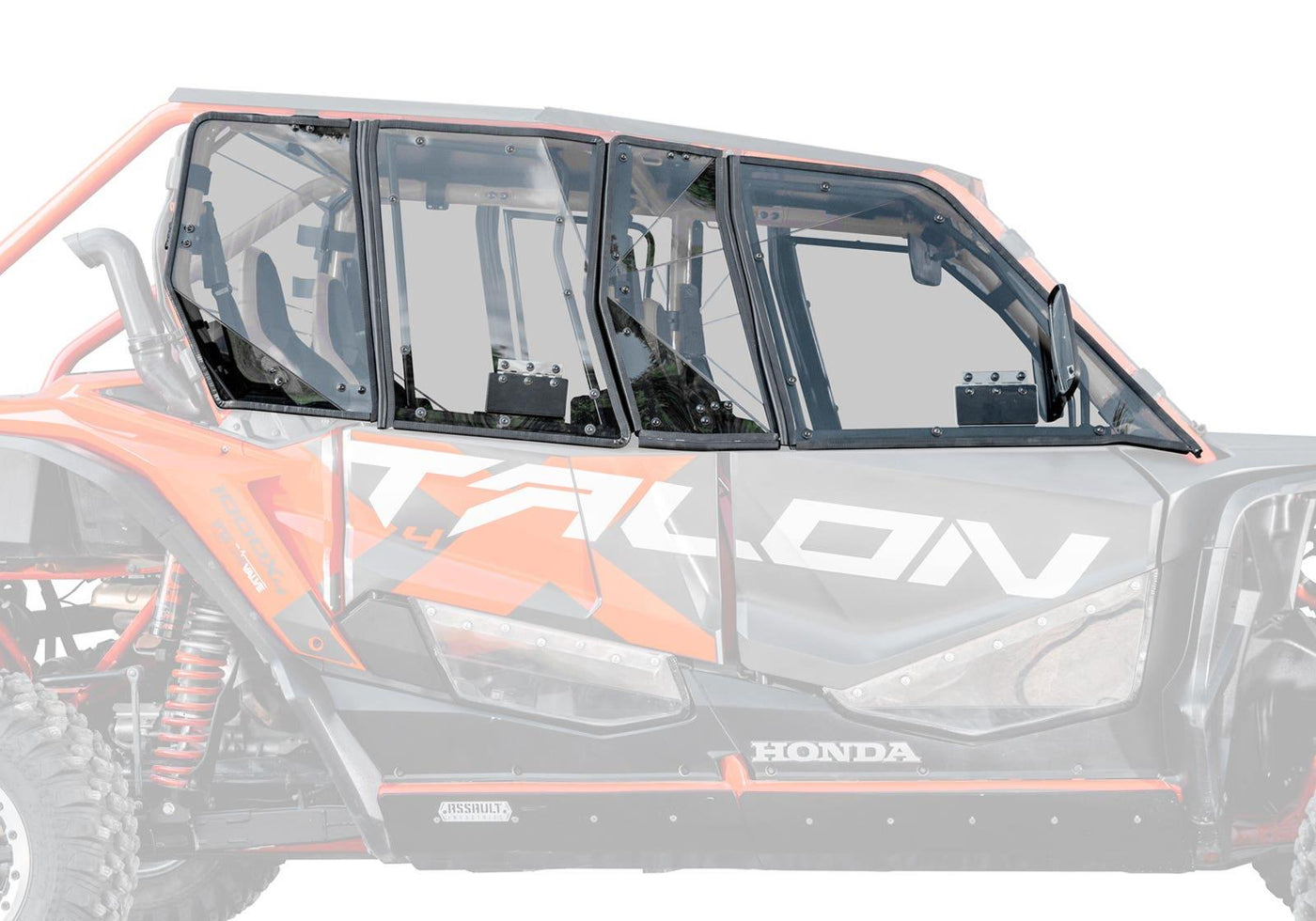 Honda Talon 1000-4 Hard Cab Enclosure Upper Doors - NO RWS