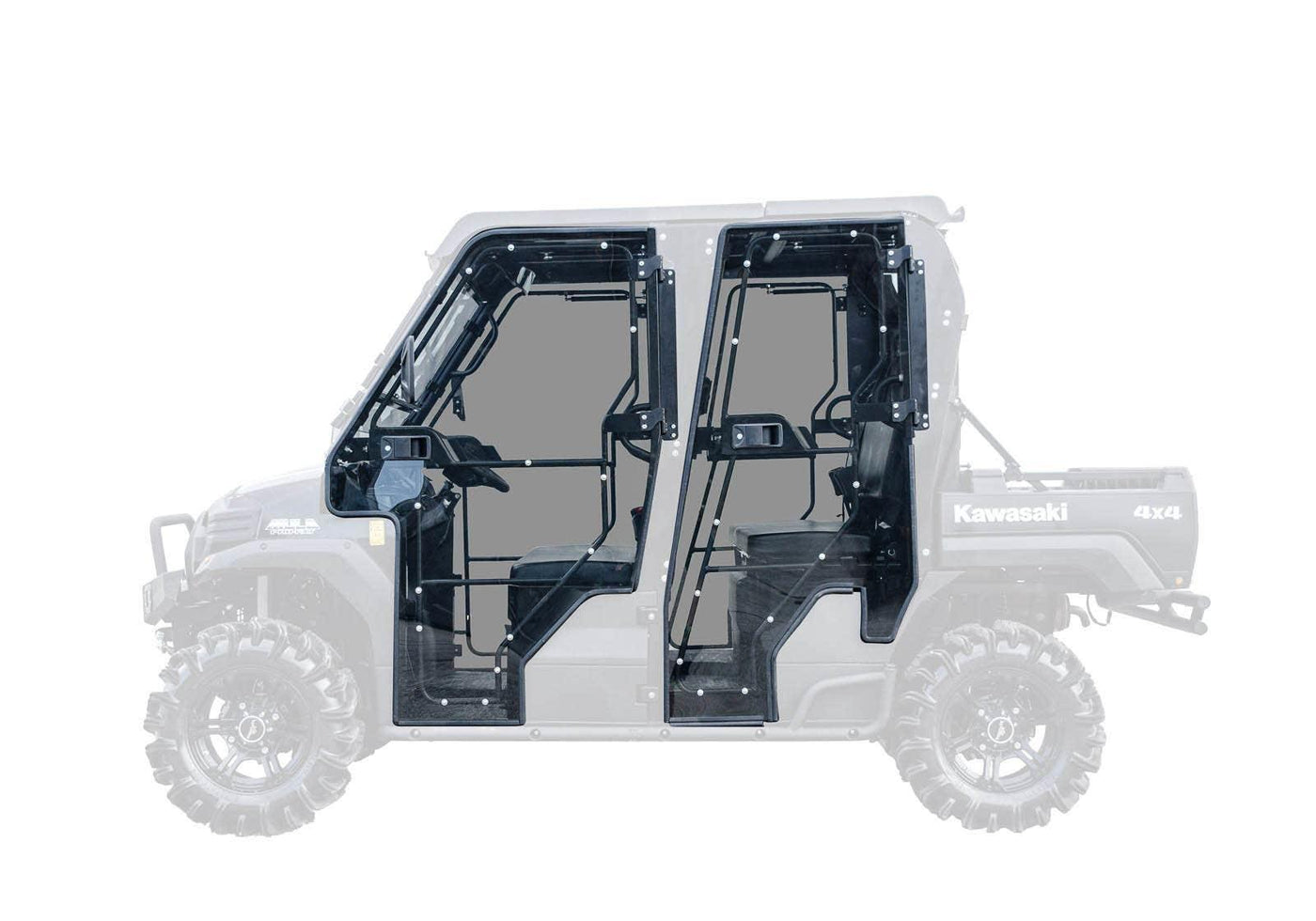 Kawasaki Mule Pro FXT Full Doors - Light Tint