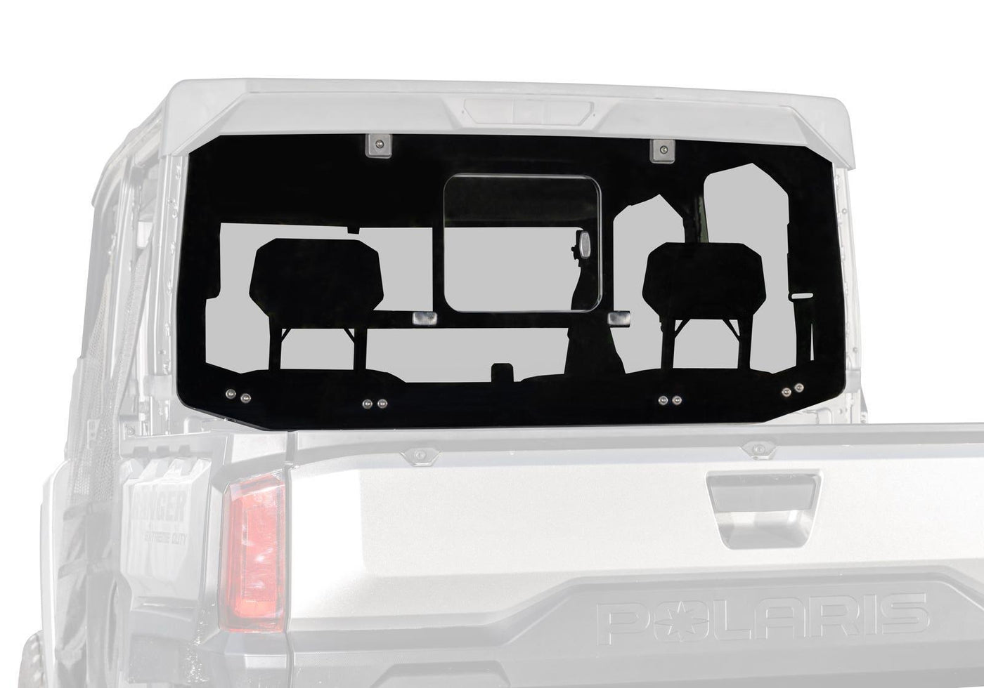 Polaris Ranger XD 1500 Glass Sliding Rear Windshield