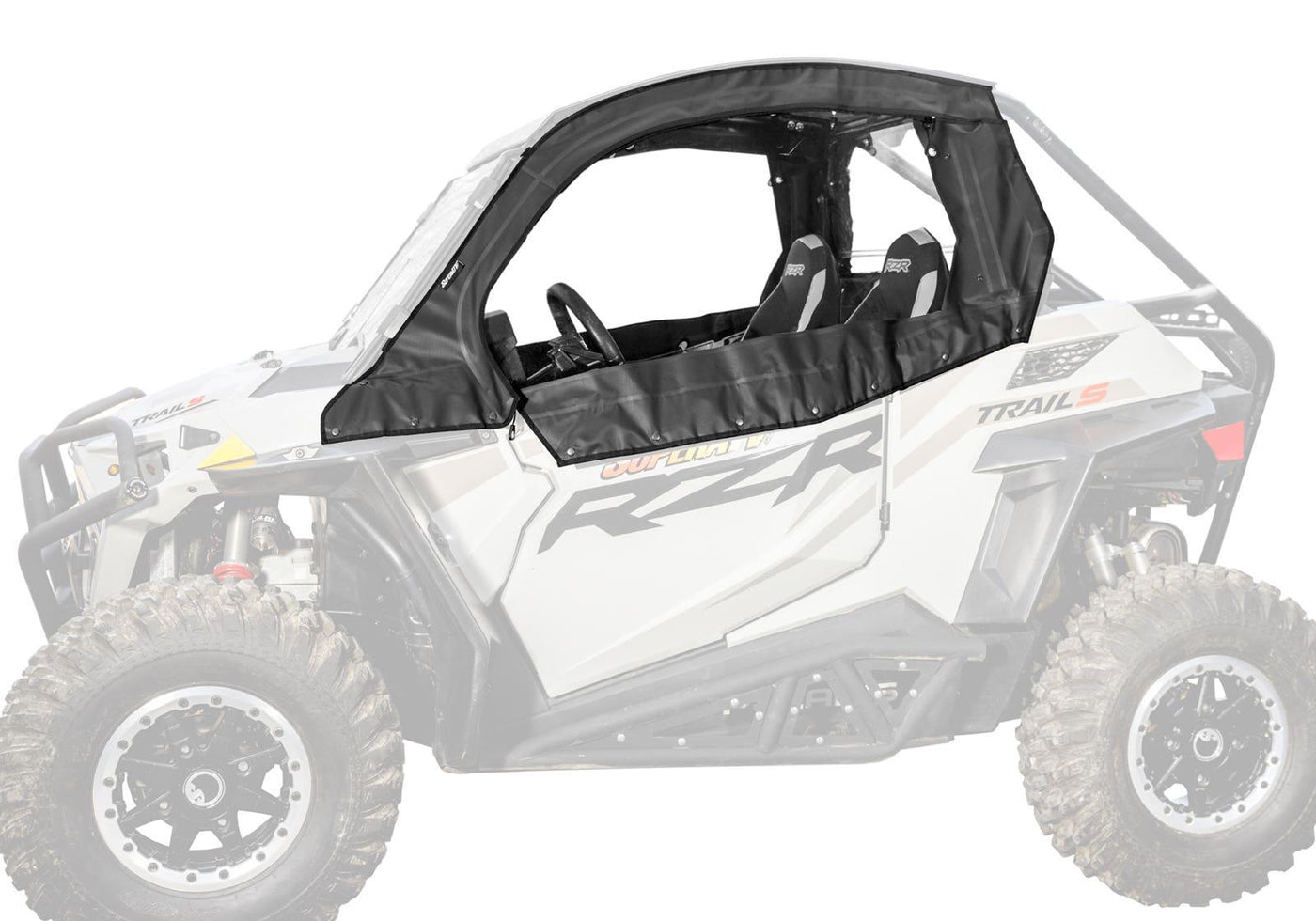 Polaris RZR Trail S 900 Primal Soft Cab Enclosure Upper Doors - 75 RWS