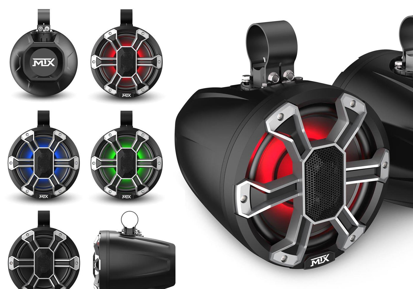 MTX PS8C-BP 8in. Weather-Resistant UTV Speaker Pods
