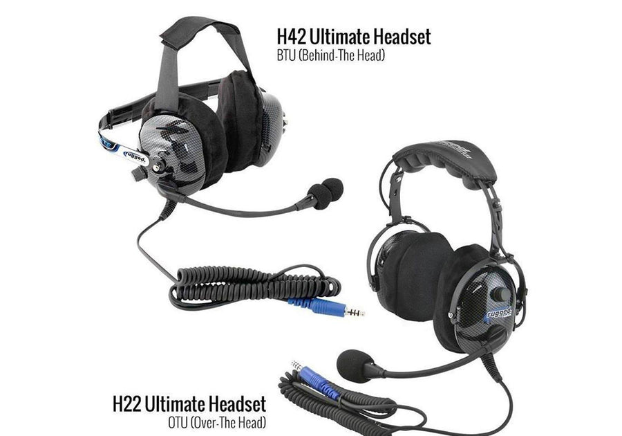Rugged Radios ULTIMATE Alpha Audio Stereo Headset with Volume Control (OTH and BTH)
