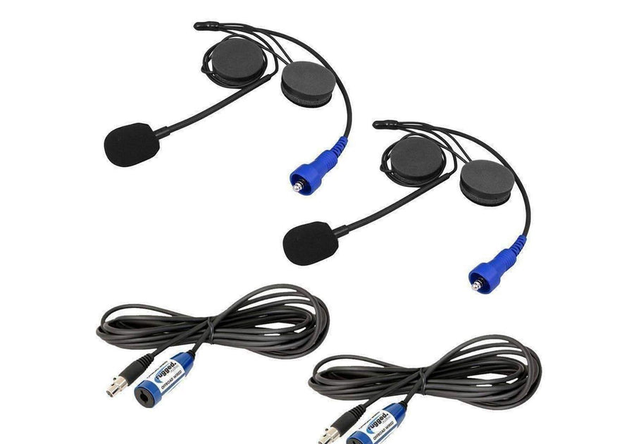 Rugged Radios RUGGED Wired / STX Stereo Helmet Kit with Alpha Audio Speakers and Mic