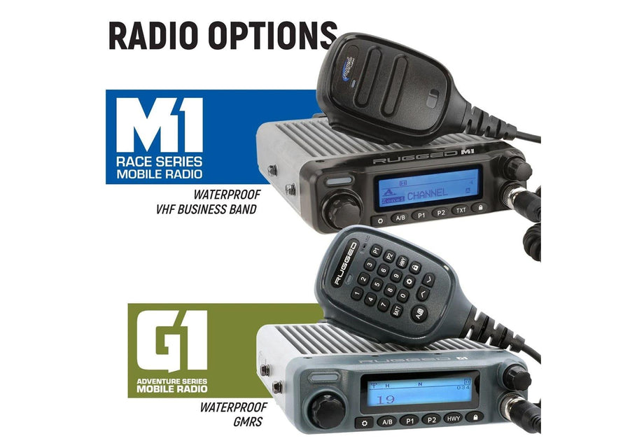 Rugged Radios STX STEREO Complete Master Communication Kit with Intercom and 2-Way Radio