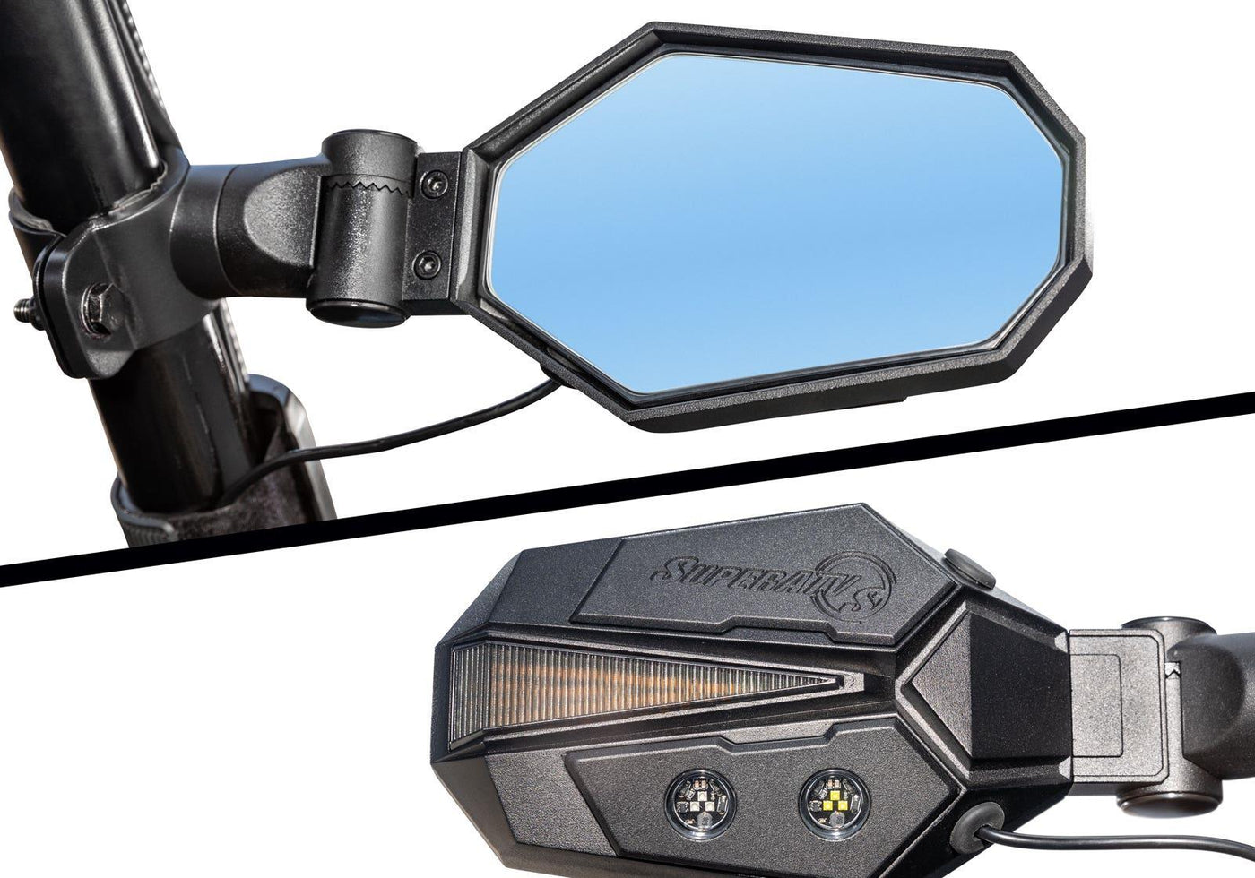 Honda Lighted Side-View Mirrors - 1.875-2in.